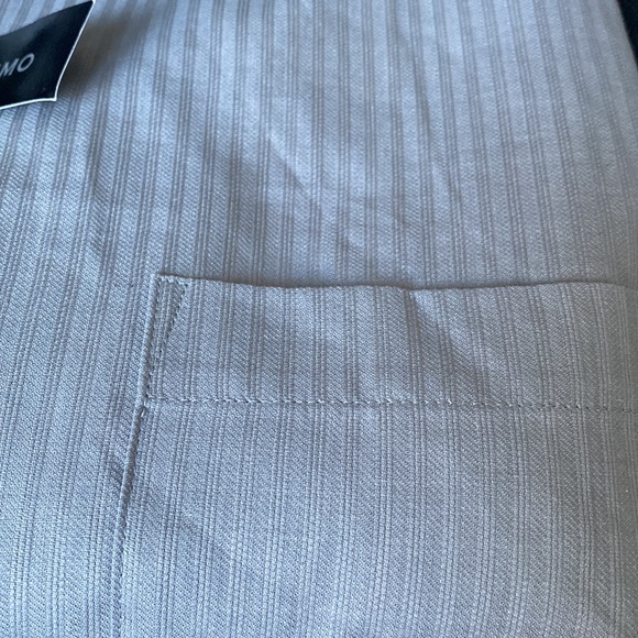 Bellissimo Men’s Pewter Dress Shirt - Picture 3 of 4